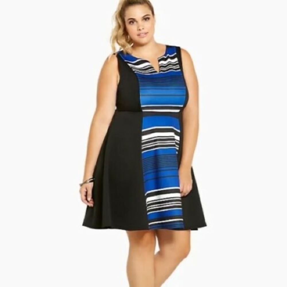 Torrid Scuba Skater Dress